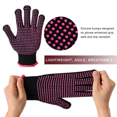YANTAISIYU gloves insulated up to 250°C for safer styling of hot tools.