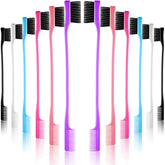 Yaomiao 12-piece edge brush set ready for hair and eyebrow styling in one convenient pack.