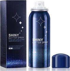 Yaper body glitter spray bottle close-up showing sparkling finish for festival looks.
