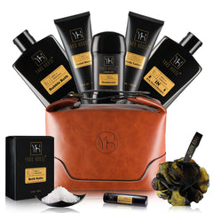 Yard House Sandalwood Amber Body Lotion delivers lasting moisture with a calming aroma.