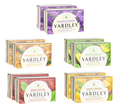 Yardley London English Lavender bar showcases calming scent for a soothing bath ritual.