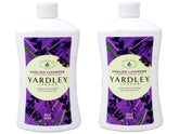 Yardley London English Lavender hand soap bottle shows calming fragrance for daily washing.