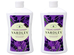 Yardley London English Lavender hand soap bottle shows calming fragrance for daily washing.