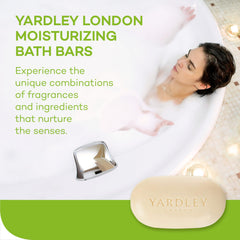 Yardley London Nourishing Bath Soap Bar citrus-herbal-scent captures an uplifting morning ritual.