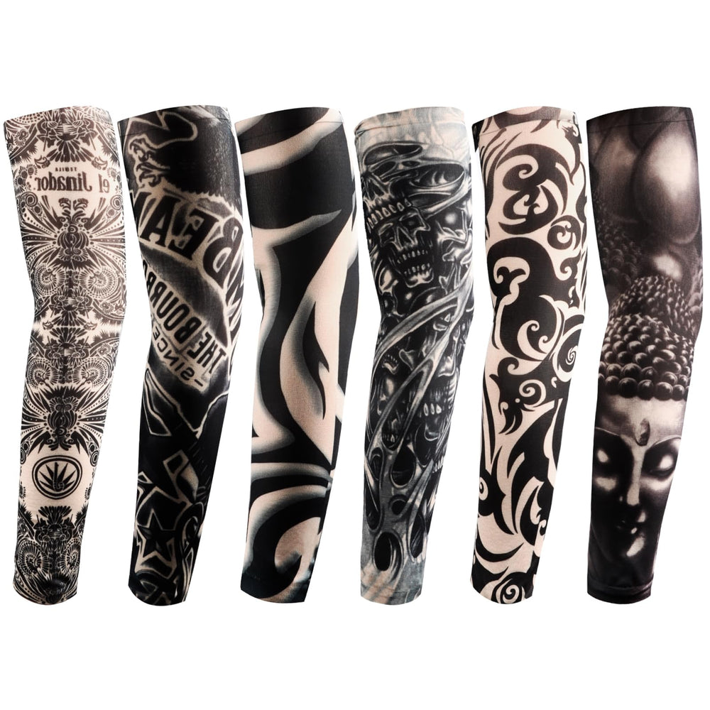YARIEW tattoo sleeves: six patterns for standout style at events.