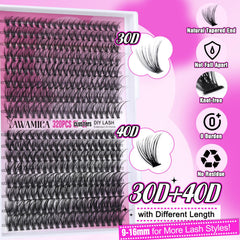 Yawamica lash remover bottle highlighting easy residue-free removal