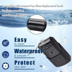 YAZIYIR waterproof design shaver suitable for wet or dry use.