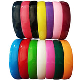 Yazon headbands 12-color set front view shows vibrant colors for versatile styling.