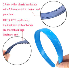 Yazon headbands colorful packaging demonstrates safe, moisture-protective packaging.
