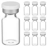 YBEATY 10-pack 2ml sample vials, clear glass for visible contents and compact storage.