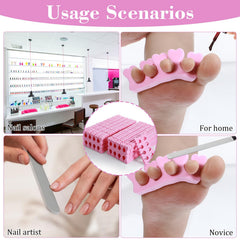 YBEATY easy-use toe separators simplify nail care and polish drying.