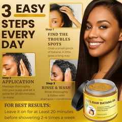 YBW Batana Oil hair-growth application demonstrates potential for thicker, fuller-looking hair