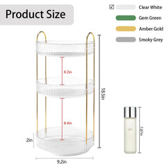 YCIA&DONE three tier assembly saves counter space and boosts storage capacity