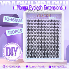 YDAGKH Lash Clusters band view highlights ultra-thin, comfy lash band.