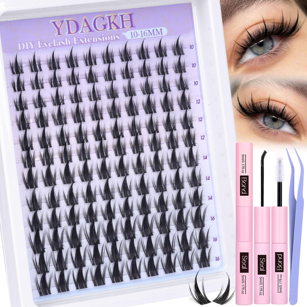YDAGKH Manga Lash Clusters Spikes kit for dramatic anime lashes with bold volume.
