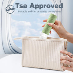 YEALIFE travel bottles with no-drip cap showing leak-proof design.
