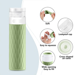 YEALIFE wide-opening bottles enabling easy filling for thick liquids.