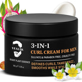 YEALIR 3-in-1 curl cream bottle – on-the-go styling for defined, frizz-controlled curls.