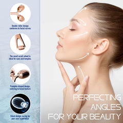 Yeamon gua sha set in hand ergonomic design for comfortable at-home massage.