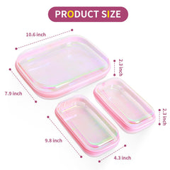 YEANIEGUOGI pink medium-size case ideal for cosmetics and toiletries