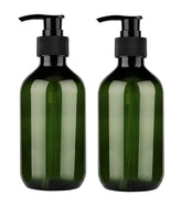 Yebeauty pump bottle green 10oz side view showing a durable daily-use dispenser for soap.