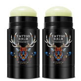Yecuce Tattoo Aftercare Butter Balm tube application demonstrates easy, mess-free coverage