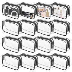 YedsIntu clear makeup bags bulk set for quick airport access and organization.