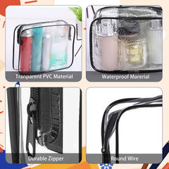 YedsIntu PVC waterproof pouch protects cosmetics during travel and potential spills.
