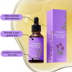 Yee hfafa serum application closeup shows easy, non-greasy absorption.