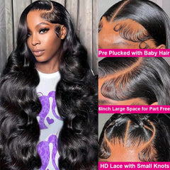Yeelice Hair HD transparent lace demonstrates seamless part for natural-looking scalp.