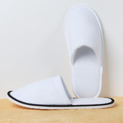 Yeios non-slip guest slippers with secure traction for safe in-room use.