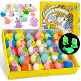 Yekery bath bombs with toy inside glow-in-the-dark toy for magical bath time