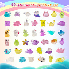 Yekery bath bombs with toy inside reveal a unicorn for magical bath-time play