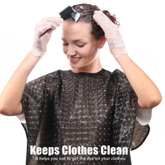YELEGAI adjustable-neck cape highlights customizable fit for comfort in salons or home usage.