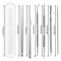 yeoeigm toenail file and lifters surgical grade steel for smooth nail shaping.