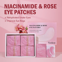 Yeokoe under-eye patches foil pack, ready-to-use hydration on the go.