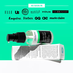 YEOUTH exfoliating gel with retinol and green tea after cleansing for refreshed glow.
