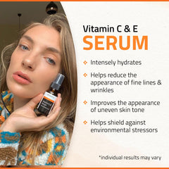 YEOUTH vitamin C serum ingredients vitamin C and E for skin vitality