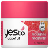 Yes To Grapefruit Nourishing Moisturizer tube application shows lightweight gel texture for daily hydration and glow