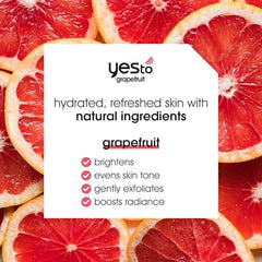 Yes To Grapefruit toallitas faciales exfoliantes con textura suave para exfoliar piel.