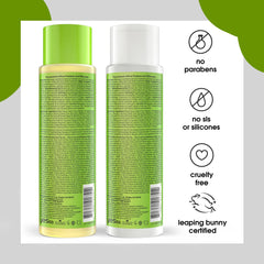 Yes To Tea Tree & Sage Shampoo lather close-up – foamy cleanse with gentle exfoliation for scalp refresh.