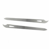 Yeshan nail file front view shows sturdy stainless steel for long-lasting use.