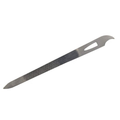 Yeshan nail file grit detail emphasizes fine sides for trimming and polishing.
