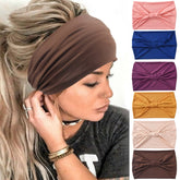 Yeshan wide headbands pack6 wear: comfortable stretch for daily workouts