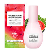 Yeweian Watermelon Niacinamide Serum bottle highlighting hydrating formula for radiant skin.