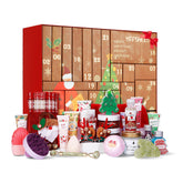 YFFSHLCS Advent Calendar 2025 cover with Santa and trees, festive packaging.