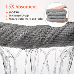 YFONG towel wrap two sizes M and L fit long hair