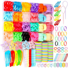 YGDZ toddler hair accessories box showing organized starter kit for kids' styling