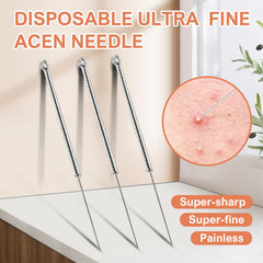 YGQQOY single-use disposable needles packaging emphasizes hygiene and safe one-person use