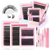 YIDUO Lash Clusters Kit box-front for beginner lash styling at home